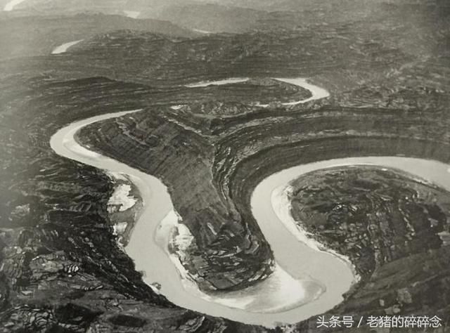 最早的航拍中国老照片之德国飞行员卡斯特尔1932年拍摄