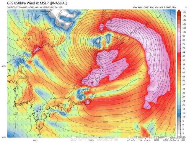 从我国诞生的炸弹风暴将重创日本，狂风巨浪暴雪暴雨一起上