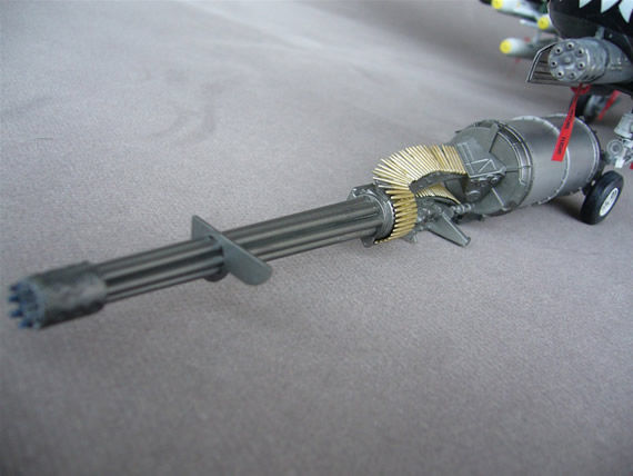 美国的加特林机炮特写