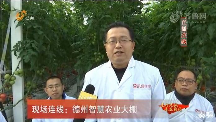 全省动员大会直播连线德州智慧农业大棚!凭啥选中它?