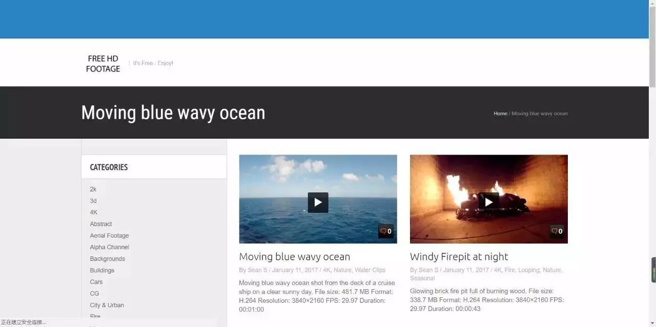 10个免费高清视频素材网站!【设计、视频剪辑