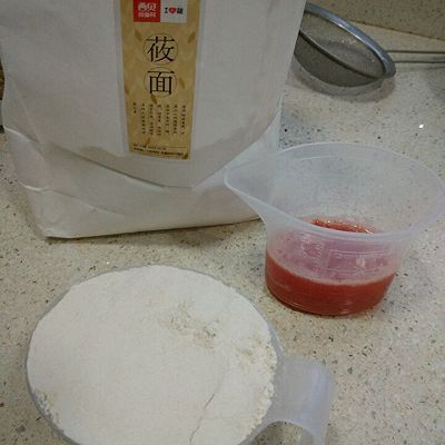 青菜丸子番茄莜面