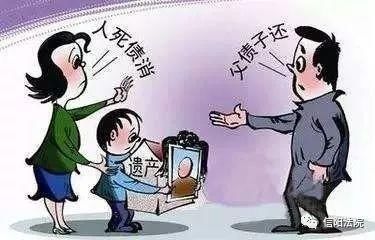 父债子还、夫债妻偿,有这条法律吗?