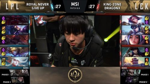 RNG3:1KZ获得2018msi冠军 RNG vs KZ四场比赛视频精彩回顾