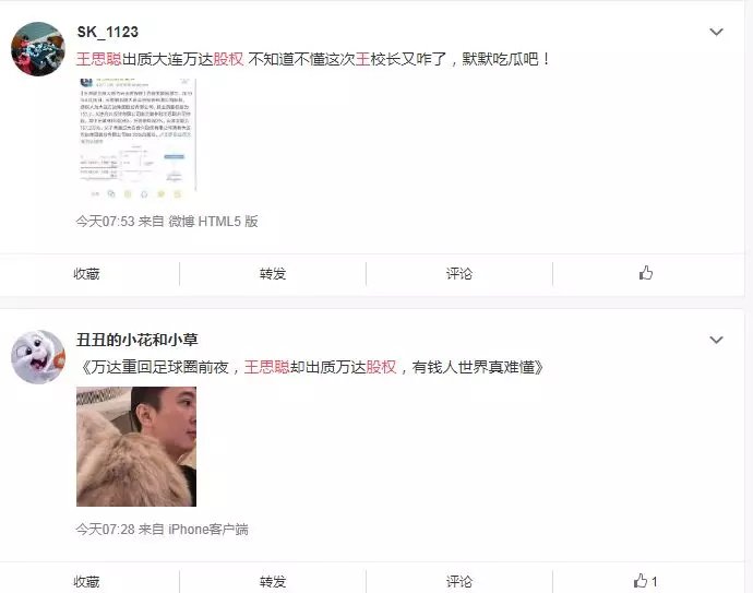 王思聪质押157万股权给万达为何?专家:地主家