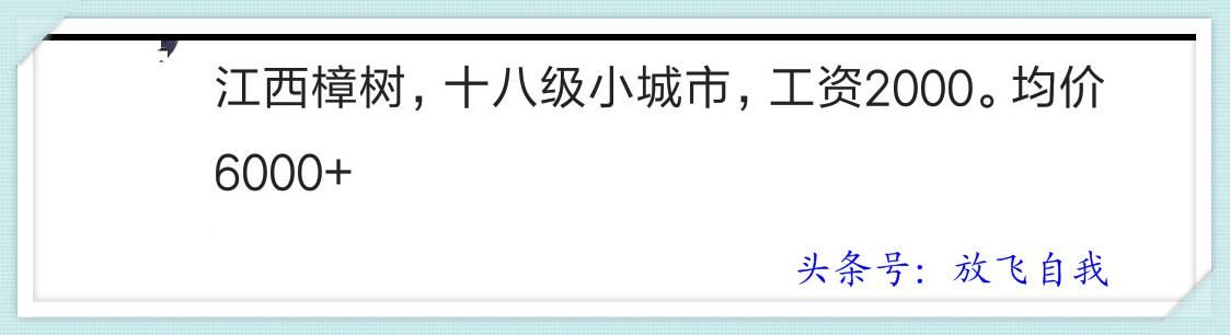 你家的小县城房价如何？买得起房吗？网友说：半年收入买一个平方