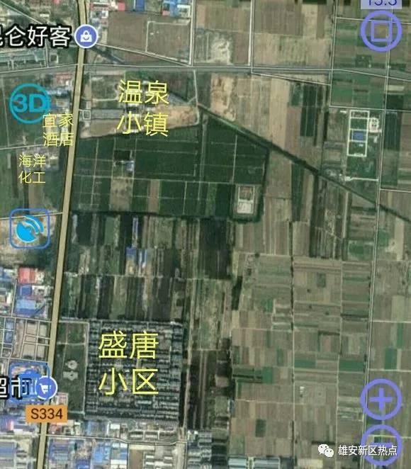 京雄城际雄安站与动车占地所涉及的村庄与小区