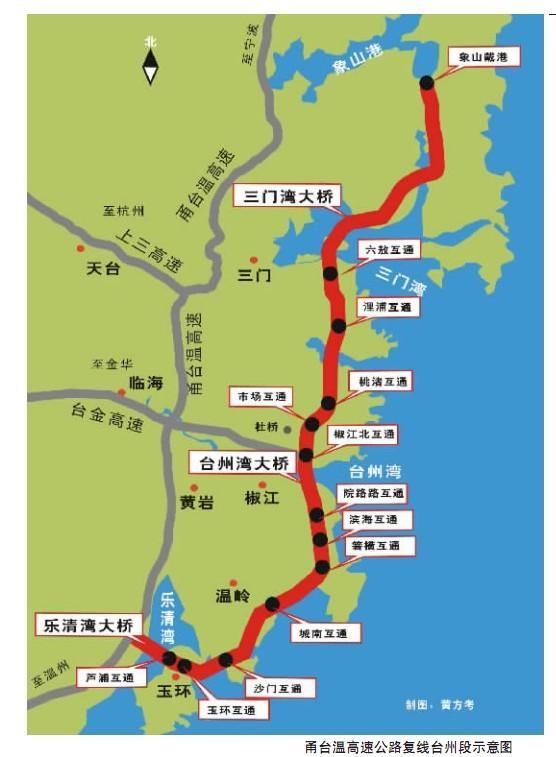 浙江沿海高速公路预计年底通车，将助推甬台温快速溶入长三角