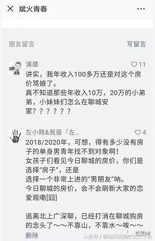 今日房价！将“单身”进行到底，还是逃离聊城！