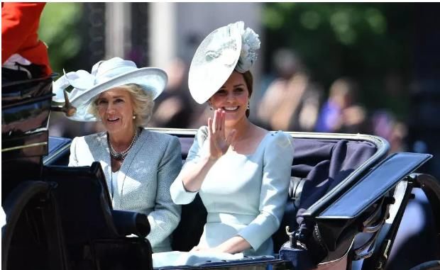 英国女王官方生日皇家阅兵庆典,新王妃梅根与