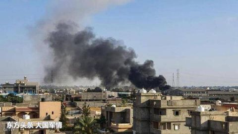 利比亚是遭什么国家空袭