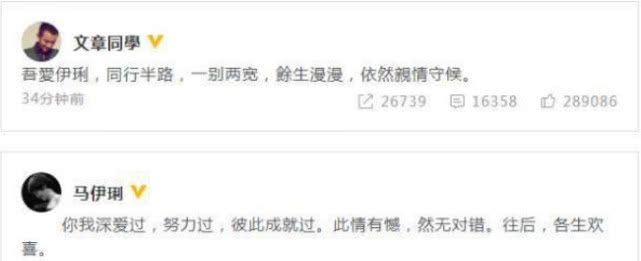 文章马伊琍正式离婚,5年之后,终究还是没能且行且珍惜下去 bt365亚洲