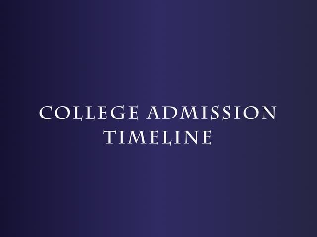 大学申请时间表:一份海外申请的基础流程单