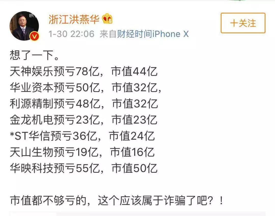 A股继续上演爆雷之夜,还诞生了巨亏王天神娱