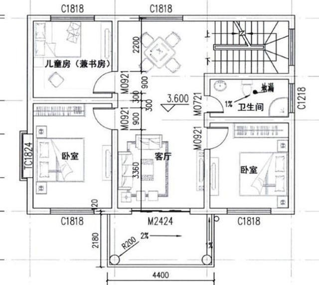 二层别墅设计图纸别墅设计图纸新农村楼房屋自建筑全套施工效果图