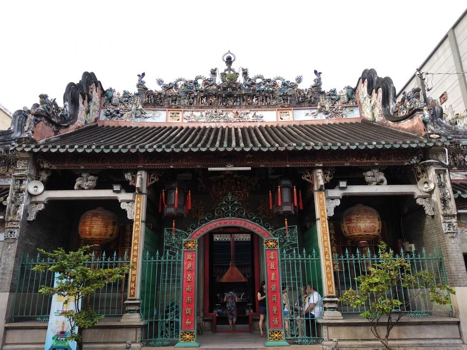 胡志明一座257年的中华天后庙，被评为越南国家级历史文化古迹