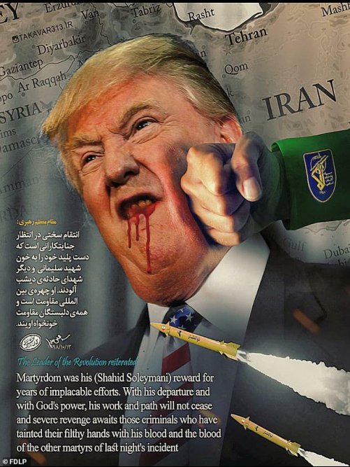 伊朗准备报复美国英文