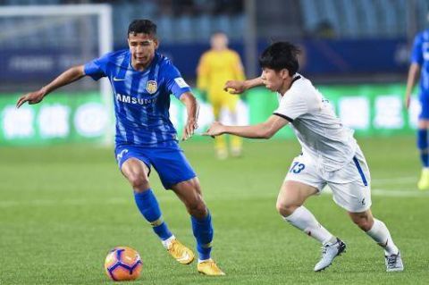 足协杯-多点开花汪嵩传射4-0中乙队 苏宁晋级16强