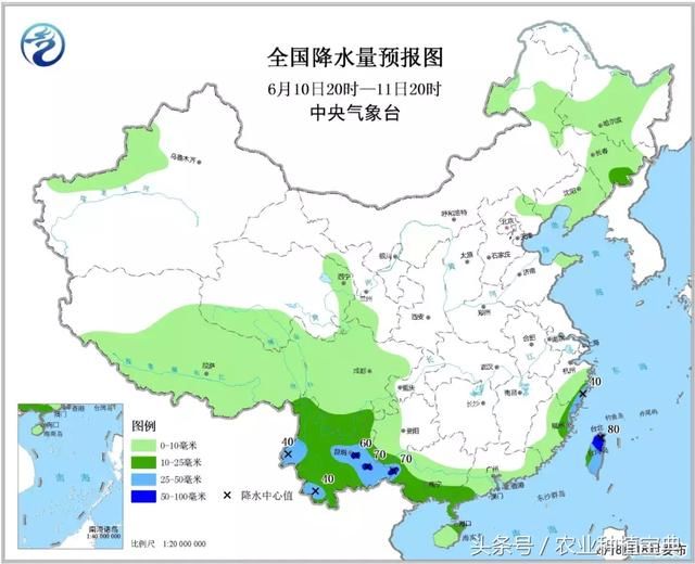 明天，有大雨，范围大未来三天天气预报