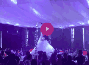 抖音超火的 天外飞纱 变车祸现场?婚礼上的创