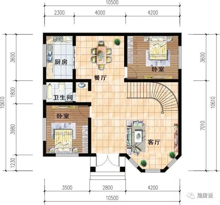 5套100平左右的别墅，最便宜的只要16万建主体，赚到了