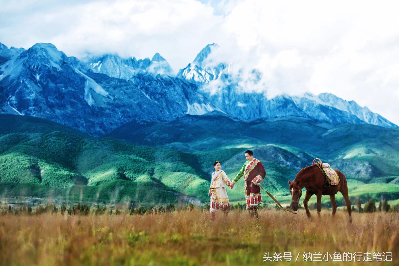 比丽江古城安静 比束河古镇古朴 中国最靠近雪山的古镇美呆了!