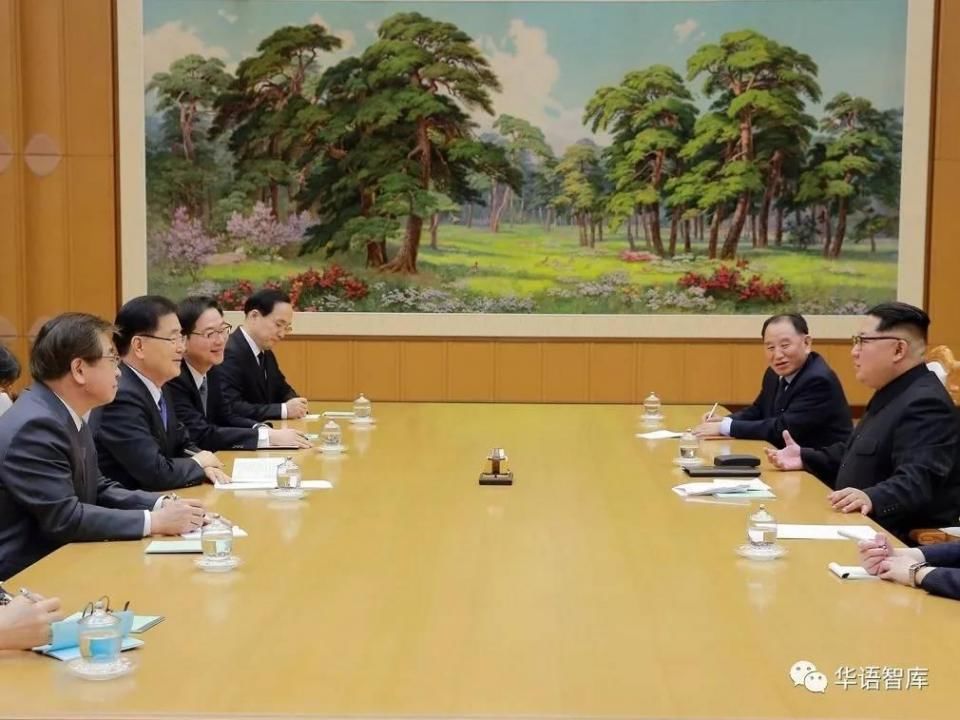 金正恩携妻接见文在寅访朝特使团，外交部深夜祝贺