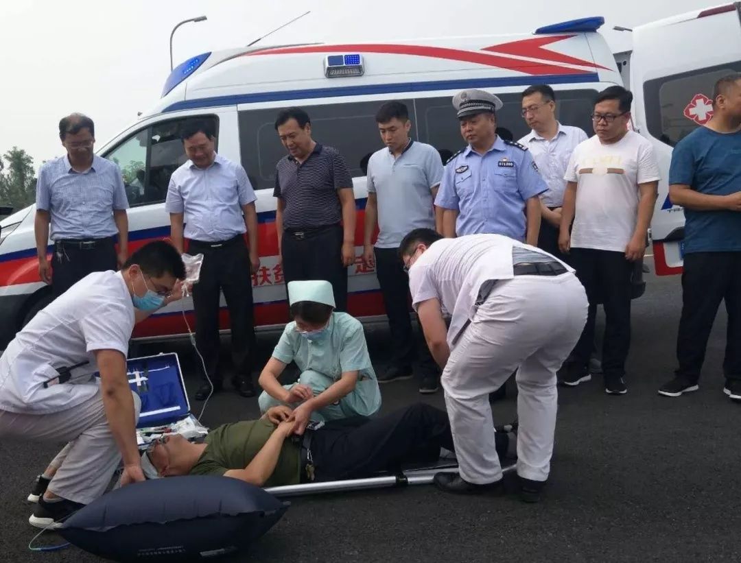 忻州市举行危化品运输车辆道路交通事故应急处