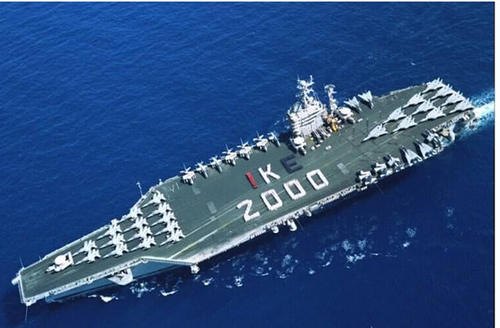 全球体积最大的航母:辽宁号第4,俄罗斯第3,第1