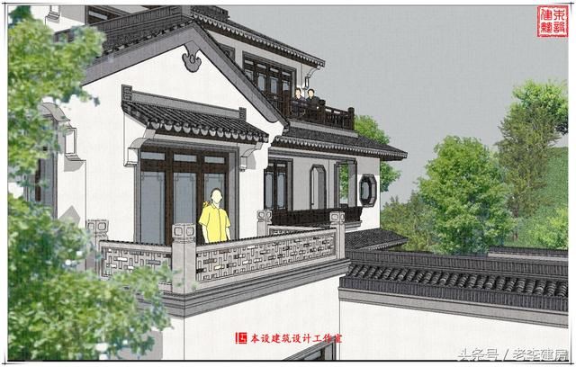 农村中式宅院，建房不再千篇一律，建一栋乡村里的出众美宅！