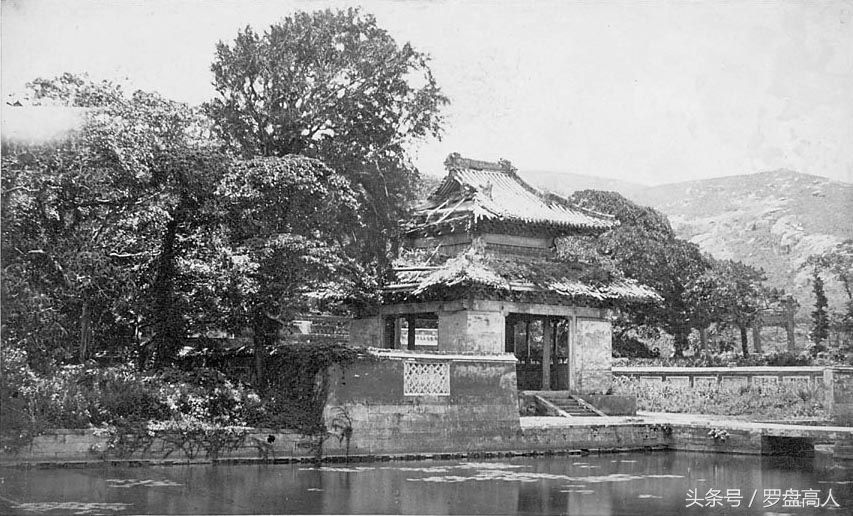 美国军官1887年拍摄的浙江普陀山寺庙照片