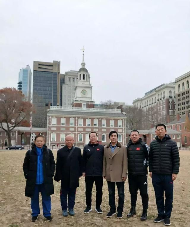 中国西安市武术文化代表团一行6人赴美国武术