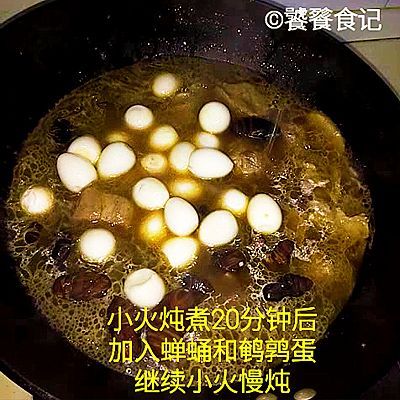 蝉蛹鹌鹑蛋烧排骨