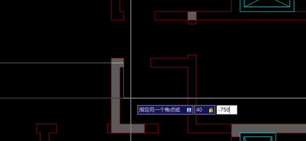 cad中绘制平面门?画大小单开门cad十字房间标图片