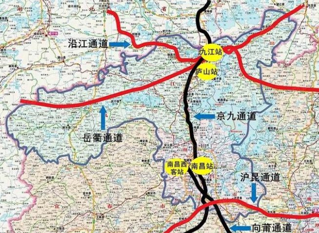定了!京港高铁择道江西,昌九高铁年内开工,江西要告别交通洼地