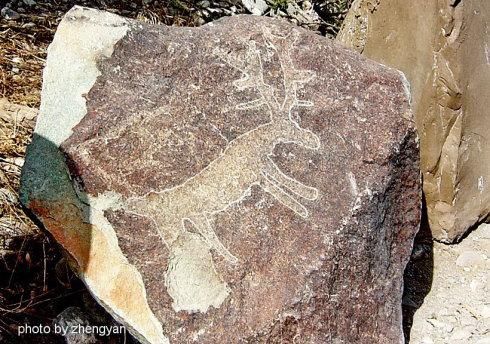 在“贺兰山岩画遗址公园”看远古文化