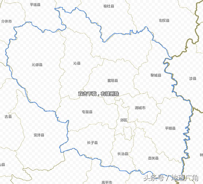 天地图山西长治_长治城区最新卫星地图