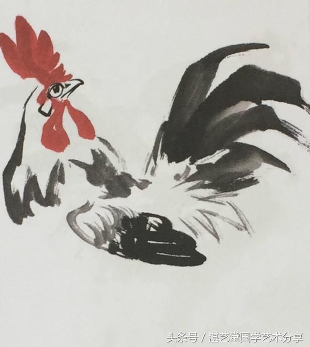 徐湛一步步教您画大鸡大公鸡的画法