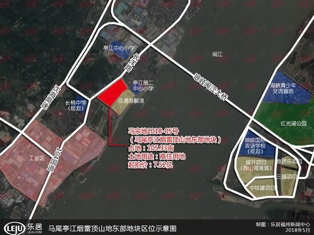 三盛11.28亿+无偿配建摘福州马尾区商住地周边房价预计近万