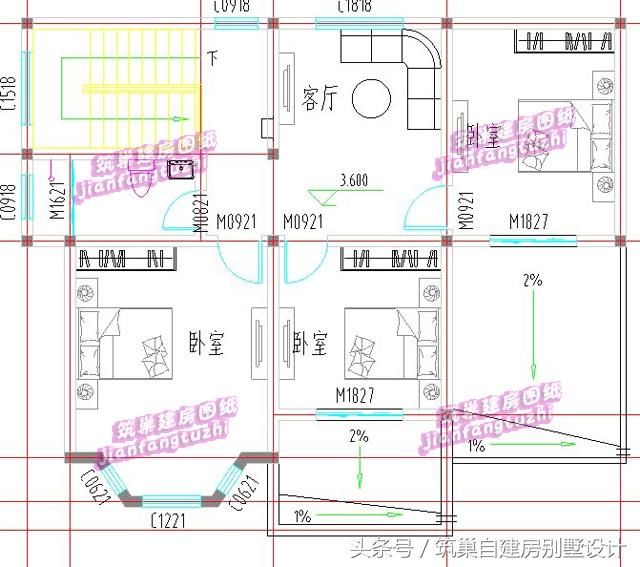 中西建筑风格的结合是如此的和谐。中式别墅的魅力和西式建筑相辅相成,它不仅美观,而且更重要的是,它使生活舒适,亲近自然。外部空间布局有中式住宅围合的感觉,整体体现了小而精的优势! 今天给大家推荐一款简单的二层农村房屋,户型实用,布局完美,空间利用率高,而且带堂屋,对于农村建房来说是非常实用的。主体造价在20万左右,不包括装修,只是毛坯的造价。 户型装饰简洁干练、清新舒适,带有车库和堂屋,非常实用,适合现代农村自建。 开间:12.