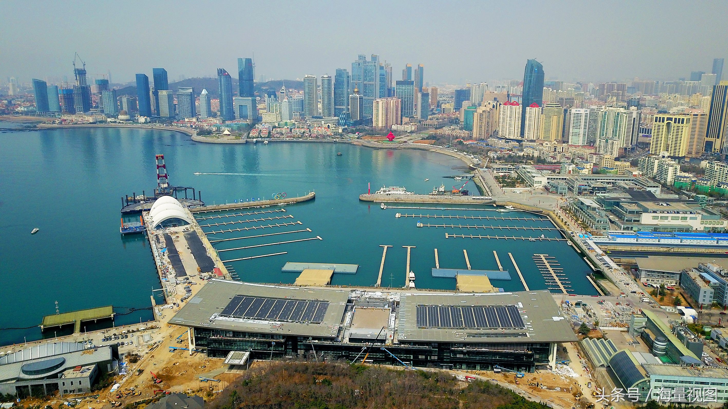 上合青岛峰会主会场,5万多平米机电工程中建安