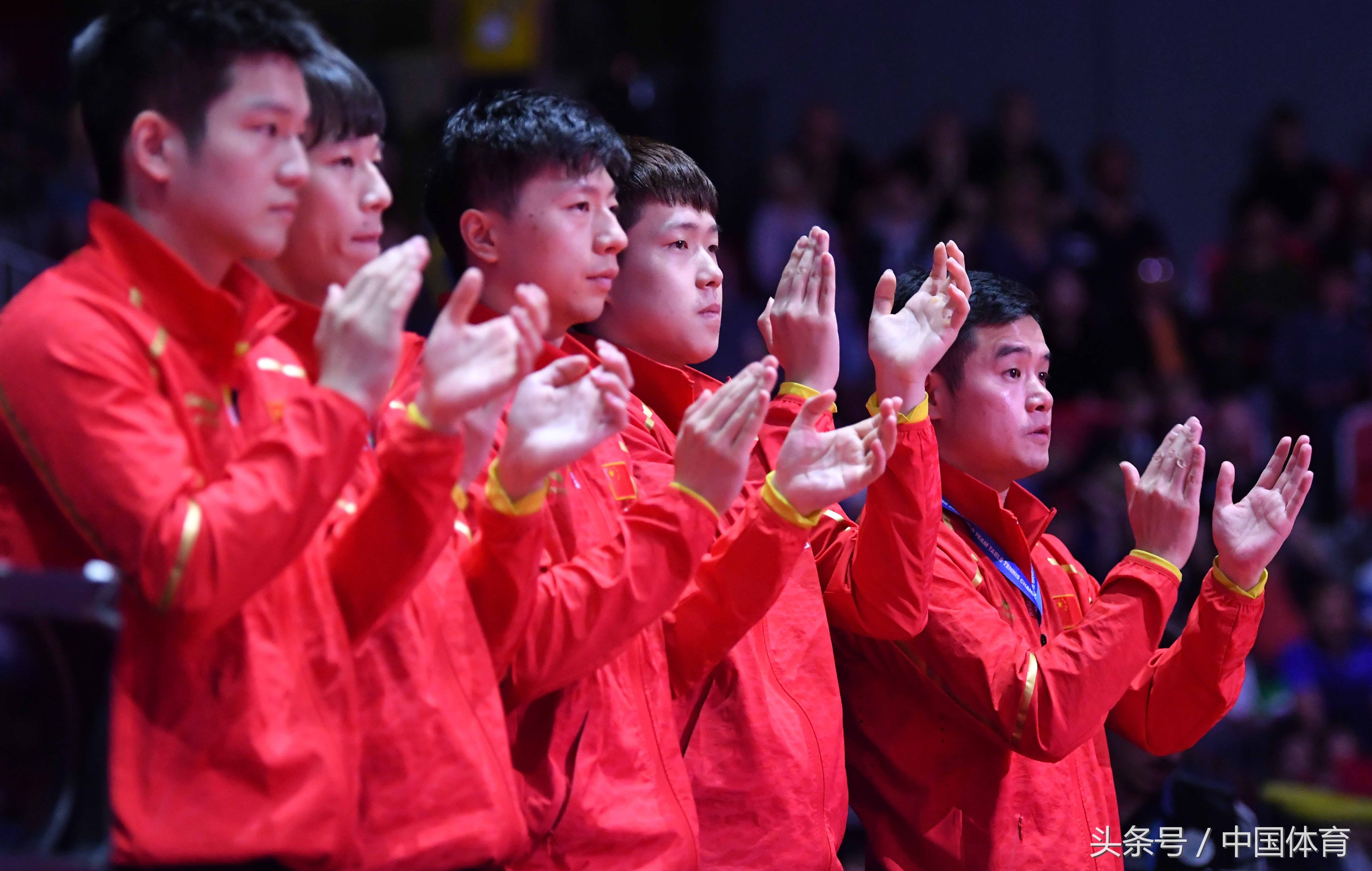 第54届世乒赛团体赛男团半决赛 中国队3比0战