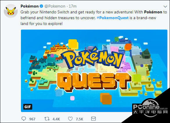 精灵宝可梦Quest公布登陆Switch 屏摄图曝光