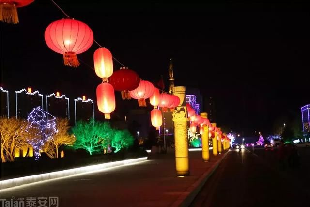 全山东都要羡慕泰安了！这样美炸的夜景只有泰安有！