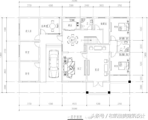 原创别墅设计:造价三十万的两层带车库别墅，为何年轻人都喜欢?