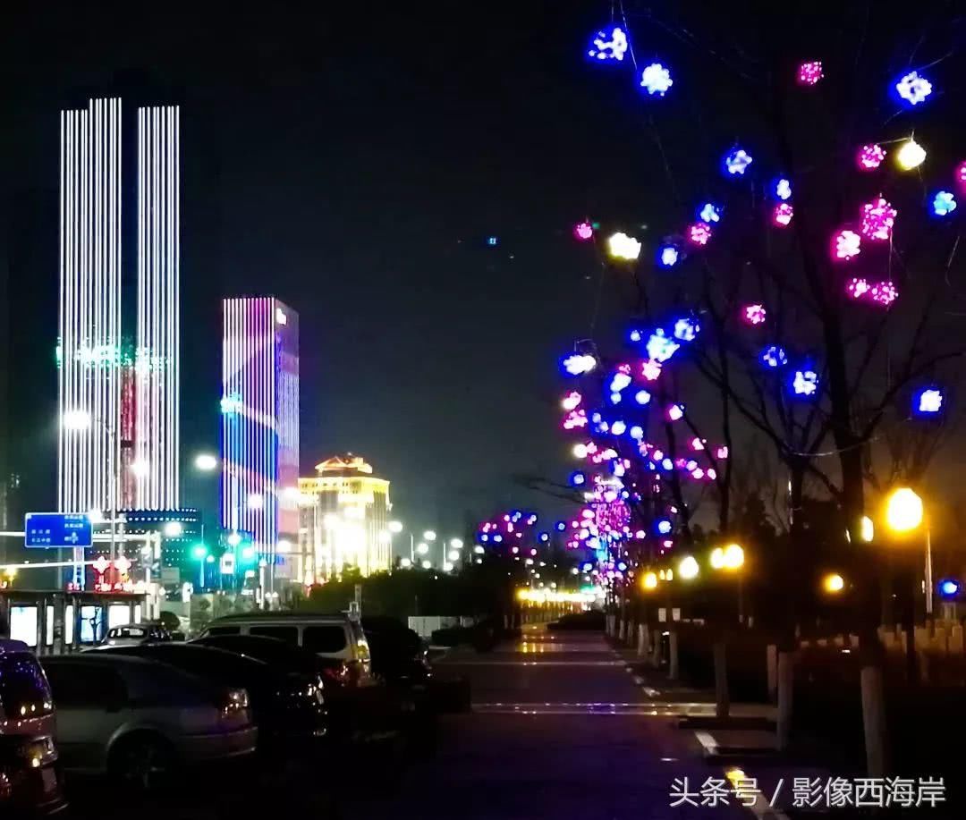 这个冬天,青岛西海岸的夜景亮了!