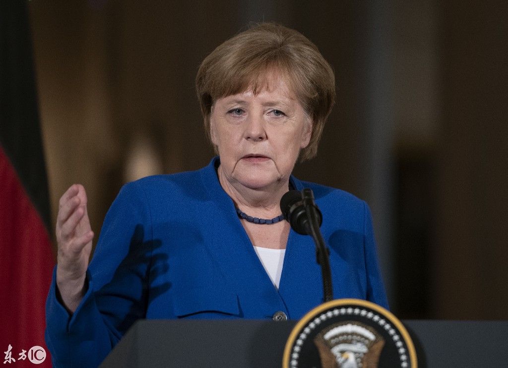 美国总统特朗普和德国总理默克尔在白宫举行了冷冰冰的新闻发布会