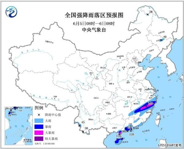 暴雨预警升级！广东等4省局地有特大暴雨