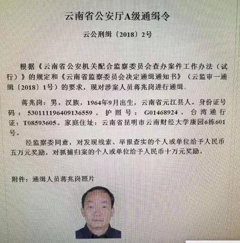 悬赏10万元缉拿的大学校长，抓到了