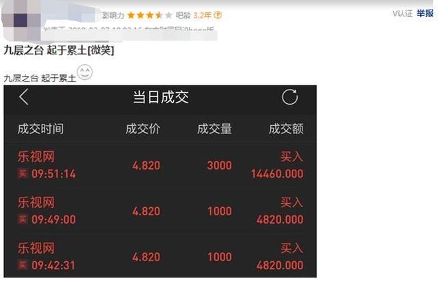 乐视明天2亿股票解禁,小散抄底后发朋友圈:要